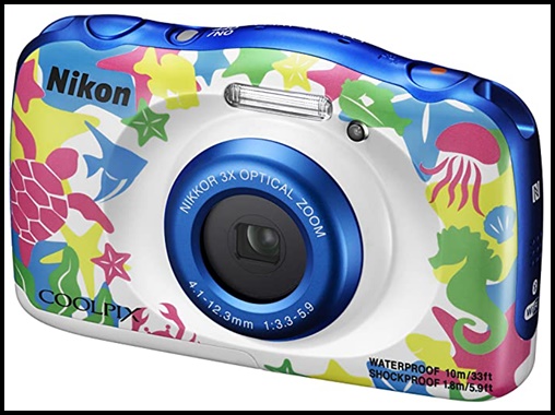 Nikon デジタルカメラ COOLPIX W100 防水 W100MR クールピクス マリン（外側）